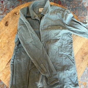 Rhythm Green Corduroy Button Down